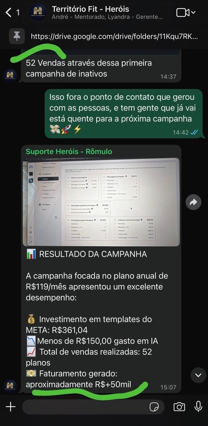 Depoimento de André, Território Fit